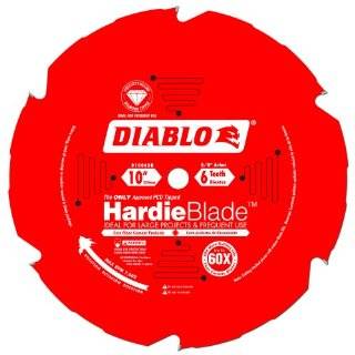   TCG Hardie Fiber Cement Saw Blade 5/8 Inch Arbor Perma Shield Coated