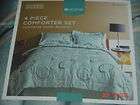 target home queen 4 pc comforter set forest green new