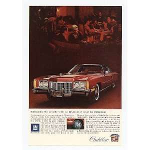   Cadillac Eldorado Taste For Elegance Print Ad (14157)