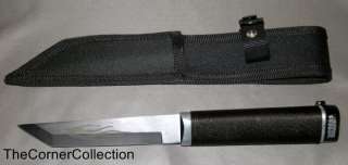 DARK DRAGON TANTO KNIFE DAGGER WITH BLACK NYLON SHEATH  