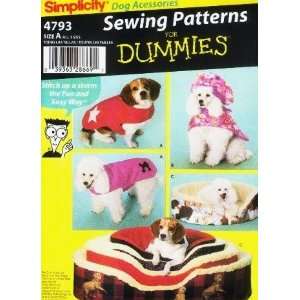   SEWING PATTERNS FOR DUMMIES ~ DOG COATS & HATS ~ DOG BEDS Everything