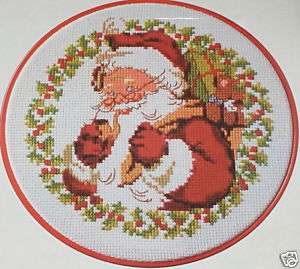 Santa Claus w/ Toys Christmas Cross Stitch Kit, NIP  