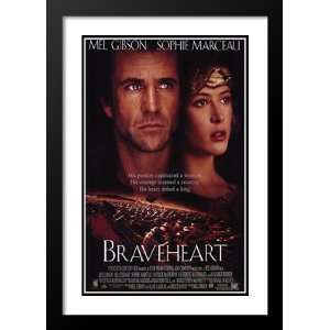  Braveheart 32x45 Framed and Double Matted Movie Poster 