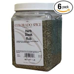 Colorado Spice Herb Steak Rub, 16 Ounce Grocery & Gourmet Food