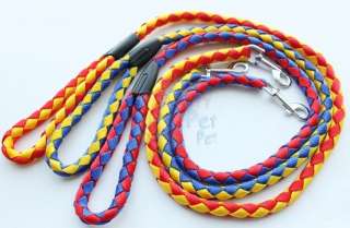 Dog Nylon Adjustable Loop Slip Leash Rope Lead 120cm  