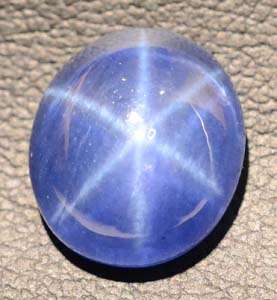 16x14 mm Blue Star Sapphire 6 Rays Cabochon BS9343 (Lab) VDO  
