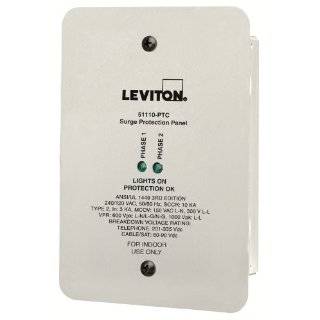  Leviton 51120 1 120/240 Volt Panel Protector, 4 Mode 