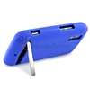 Black+Blue Skin Gel Case+2 Guard+2 Charger+Cable For Motorola Photon 