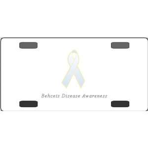 Behcets Disease Awareness Ribbon Vanity License Plate