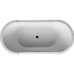   2in Oval Built In Tub w/Jet System & Remote White