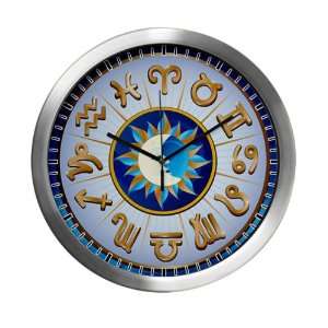  Modern Wall Clock Zodiac Astrology Wheel 