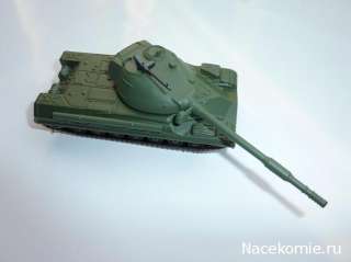   72 T 10 Soviet Heavy Tank model die cast & 45 magazine FABBRI Russian