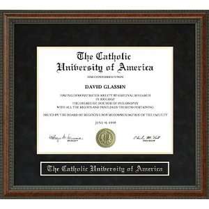 The Catholic University of America (CUA) Diploma Frame 