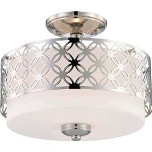  Satco Products Inc 60/4672 Margaux   2 Light Semi Flush 