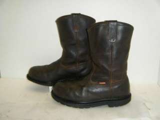 Mens Steel Toe Work Boots sz 9m (#10008)  