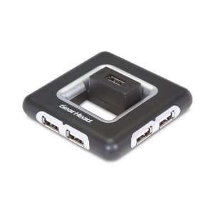  Gear Head UH7200BLK USB 2.0 Hub   7 Ports, 480Mbps, Black 