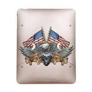  iPad 5 in 1 Case Metal Bronze Eagle American Flag and 