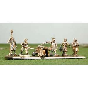  15mm Pirates Artillery Crew (15) Toys & Games