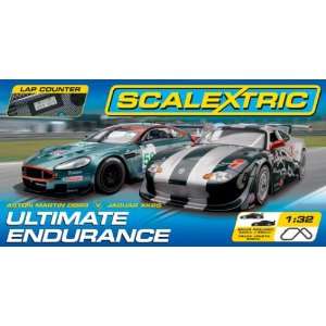   Scalextric 132 Slot Car Track Ultimate Endurance 2 Cars Toys & Games