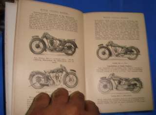 Old Vintage Motor Cycling Manual Book from England 1930 Very Rare 