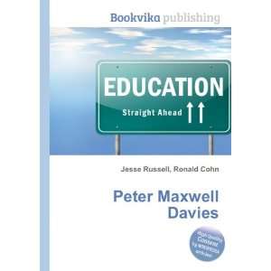 Peter Maxwell Davies Ronald Cohn Jesse Russell  Books