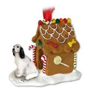  English Setter Gingerbread House Christmas Ornament