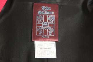 DIOR JOHN GALLIANO DRESS SUIT JACKET SKIRT STUNNING  