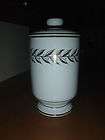 Nice Lefton China Handpainted Gold & trim Candy Jar with Lid #2412