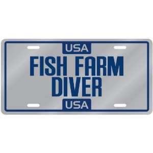  New  Usa Fish Farm Diver  License Plate Occupations 