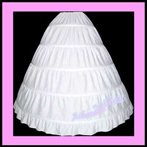 Wedding Bouffant Petticoat with 5 Hoop for Bridal  5  