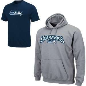  NFL Seattle Seahawks Big & Tall Hood & T Shirt Combo XL 