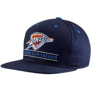   Thunder Navy Blue Duality Snapback Adjustable Hat