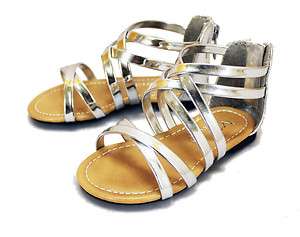 New Baby Infant Toddler Silver Sandal Shoes Girls Sweety  