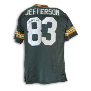 John Jefferson Green Bay Packers Autographed Green Throwback Jersey 