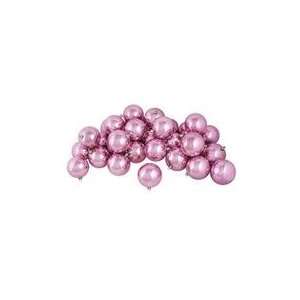  60ct Shiny Bubblegum Pink Shatterproof Christmas Ball 