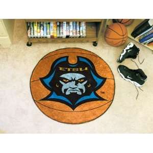  East Tennessee State ETSU Buccaneers Basketball Shaped 