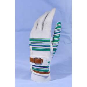  Spring Stripe buckled glove