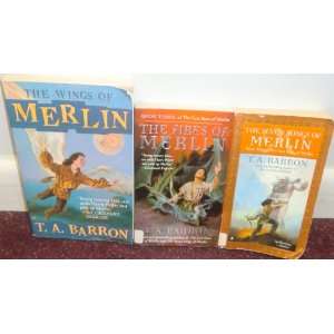  Set of 3 Books by T. A. BARRON ~ Merlin Fantasy 