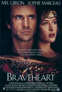 Braveheart 27 x 40 Movie Poster Mel Gibson, Style C  