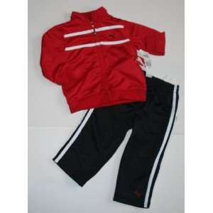   Baby/Infant Boy/Girl 2 Piece Sweatsuit Size 18 Months Red/Black Baby