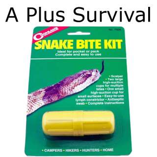 Snake Bite Kit   Great for Survival Kits and Camping  