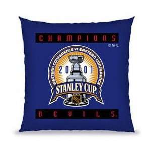  New Jersey Devils Stanley Cup Champions 18 Pillow Sports 