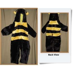  One Piece Hooded Bumble Bee Halloween Costume   Toddler 24 