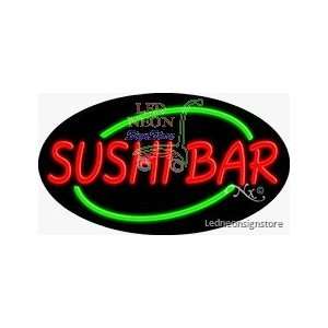 Sushi Bar Neon Sign 17 inch tall x 30 inch wide x 3.50 inch wide x 3 
