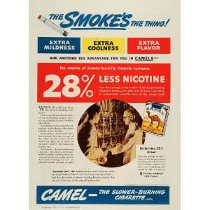   Ad Smoking Out the Facts Nicotine Camel Cigarettes   Original Print Ad