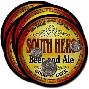  South Hero , VT Beer & Ale Coasters   4pk 