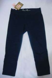 NWT JUICY COUTURE Indigo Seneca Crop Leggings Jeans M  