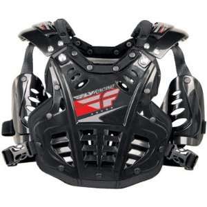 Fly Racing Convertible II Mini Chest Protector Black 