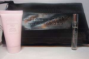 3PC Burberry Brit Sheer Gift Set w/ EDP Spray Mini, Body Lotion 