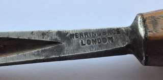 1910s UK Brittain Antique Tool Chisel Hallmarked HERRING BROS LONDON 